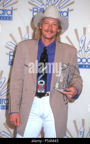 SANTA MONICA, CA - DECEMBER 3: Singer Alan Jackson attends the Second Annual Billboard Music Awards on December 3, 1991 at The Barker Hangar, Santa Monica Air Center in Santa Monica, California. Photo by Barry King/Alamy Stock Photo Stock Photo