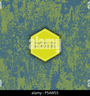 Grunge style halftone dots background Stock Photo