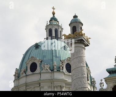 ARTE BARROCO. AUSTRIA. FISCHER VON ERLACH, Johann Bernhard (Graz ...