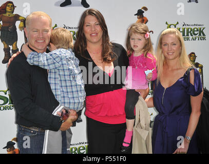 Neal McDonough and his wife Ruve Robertson taking a stroll at The Grove ...