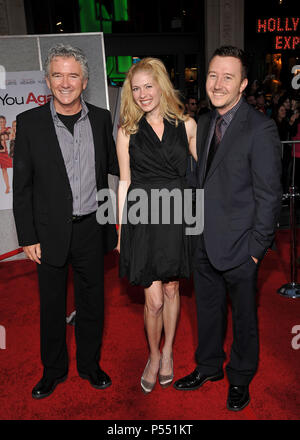 Patrick Duffy, son and daughter in law at the World Premiere of ...