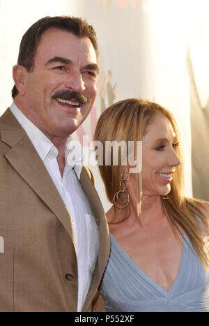 Tom Selleck & his wife  - 'The Killers' Premiere at the Arclight Theatre in Los Angeles.Tom Selleck & his wife  52  Event in Hollywood Life - California, Red Carpet Event, USA, Film Industry, Celebrities, Photography, Bestof, Arts Culture and Entertainment, Celebrities fashion, Best of, Hollywood Life, Event in Hollywood Life - California, Red Carpet and backstage, Music celebrities, Topix, Couple, family ( husband and wife ) and kids- Children, brothers and sisters inquiry tsuni@Gamma-USA.com, Credit Tsuni / USA, 2010 Stock Photo