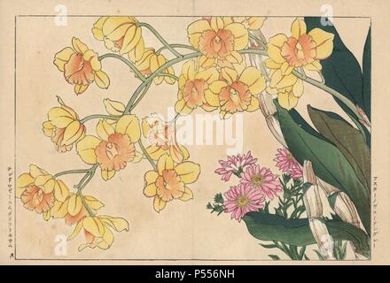 絵画 Flower. Monet - Bouquet of Sunflowers Poster - Painted sunflowers