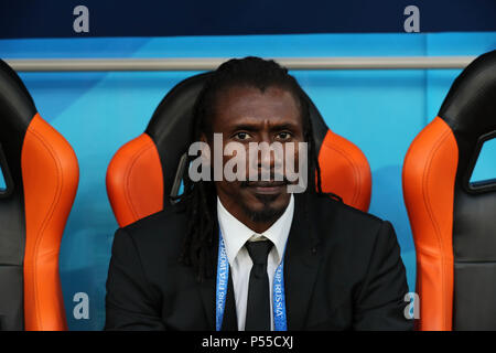 Aliou Cisse (SEN), JUNE 24, 2018 - Football / Soccer : FIFA World Cup Russia 2018 Group H match between Japan 2-2 Senegal at Ekaterinburg Arena, in Ekaterinburg, Russia. (Photo by AFLO) Stock Photo