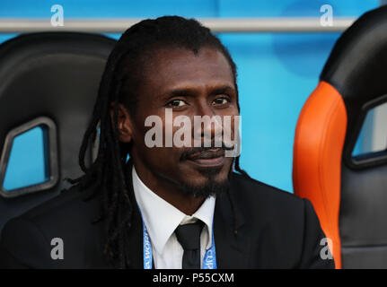 Aliou Cisse (SEN), JUNE 24, 2018 - Football / Soccer : FIFA World Cup Russia 2018 Group H match between Japan 2-2 Senegal at Ekaterinburg Arena, in Ekaterinburg, Russia. (Photo by AFLO) Stock Photo
