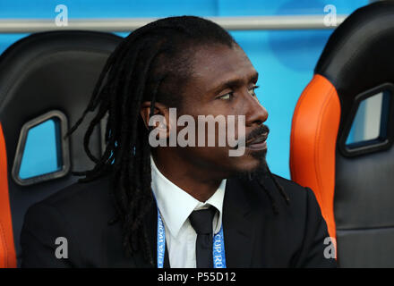 Aliou Cisse (SEN), JUNE 24, 2018 - Football / Soccer : FIFA World Cup Russia 2018 Group H match between Japan 2-2 Senegal at Ekaterinburg Arena, in Ekaterinburg, Russia. (Photo by AFLO) Stock Photo