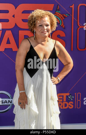 Los Angeles, Ca, USA. 24th June, 2018. Debra Lee at the 2018 BET Awards at the Microsoft Theater in Los Angeles, California on June 24, 2018. Credit: Damairs Carter/Media Punch/Alamy Live News Stock Photo