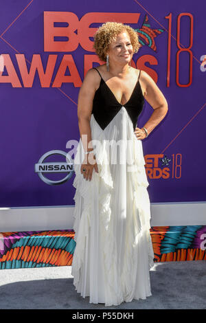 Los Angeles, Ca, USA. 24th June, 2018. Debra Lee at the 2018 BET Awards at the Microsoft Theater in Los Angeles, California on June 24, 2018. Credit: Damairs Carter/Media Punch/Alamy Live News Stock Photo