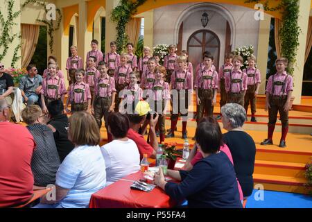 Rust, Germany, 24th June, 2018, ARD TV-Show 'Immer wieder Sonntags' mit Stefan Mross, Credit: mediensegel/Alamy Live News Stock Photo