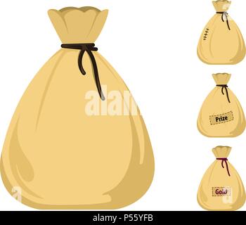 Money bag vector icons Stock Vector