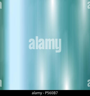 Abstract brushed metal background in teal colour Stock Photo