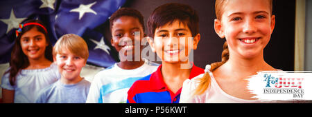 Composite image of independence day graphic Stock Photo