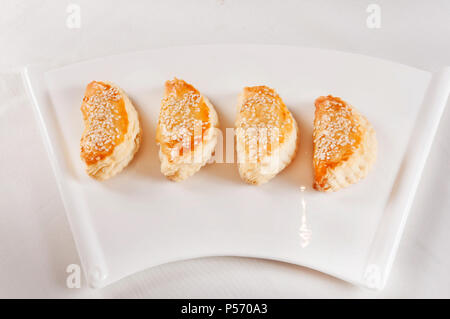 Crispy Durian Cake Stock Photo