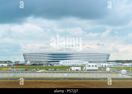 23 June 2018, Kaliningrad, Russia, Kaliningrad Stadium, football stadium to the world Cup, sports facility, Baltic arena Stock Photo