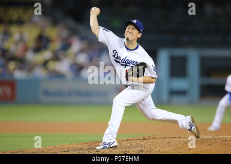 Los Angeles, CA, USA. 25th June, 2018. Los Angeles Dodgers center