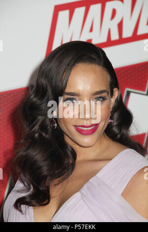 Hannah John-Kamen at the World Premiere of Marvel Studios' "Ant-Man and