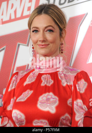 Los Angeles, California, USA . 25th June, 2018. Actress Judy Greer attends the World Premiere of Disney and Marvel's 'Ant-Man And The Wasp' on June 25, 2018 in Hollywood, California. Photo by Barry King/Alamy Live News Stock Photo