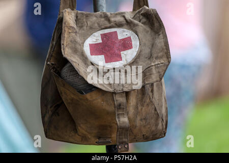 2nd World War Medics First Aid Bag Stock Photo