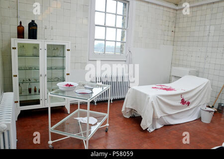 Victorian operating theatre at Peterborough Museum, Cambridgeshire, UK Stock Photo