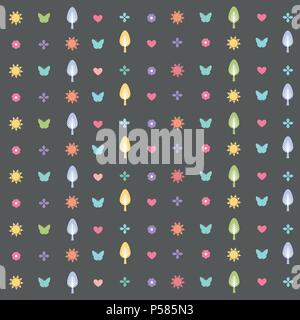 Seamless floral pattern, wallpaper Stock Vector