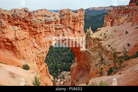 Natural arch in Bryce Canyon, Utah Stock Photo