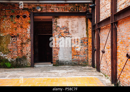 Bopiliao Historical Block old street in Taipei, Taiwan Stock Photo