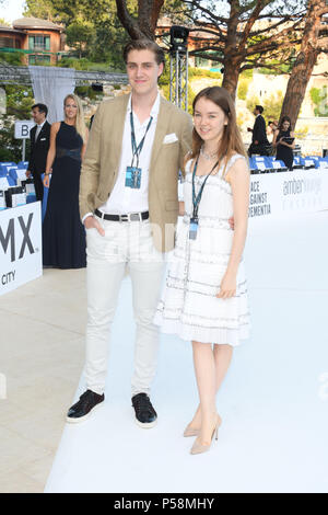 Amber Lounge Unite Fashion Show at Beach Plaza Hotel  Featuring: Princess Alexandra of Hanover, Ben Sylvester Strautmann Where: Monte Carlo, Monaco When: 25 May 2018 Credit: IPA/WENN.com  **Only available for publication in UK, USA, Germany, Austria, Switzerland** Stock Photo