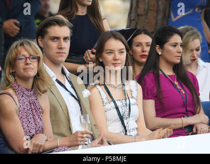 Amber Lounge Unite Fashion Show at Beach Plaza Hotel  Featuring: Princess Alexandra of Hanover, Ben Sylvester Strautmann Where: Monte Carlo, Monaco When: 25 May 2018 Credit: IPA/WENN.com  **Only available for publication in UK, USA, Germany, Austria, Switzerland** Stock Photo