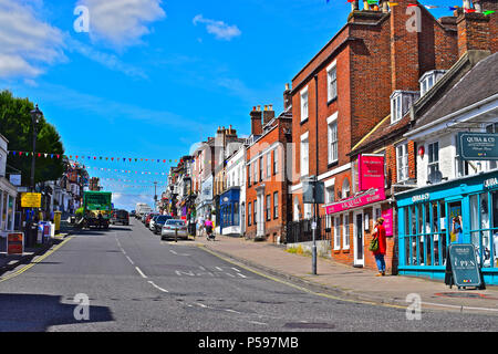 Street view, designer shops, attractive architecture, Gustavia, St.  Barthelemy (St. Barts) (St. Barth), West Indies, Caribbean, Central America  Stock Photo - Alamy