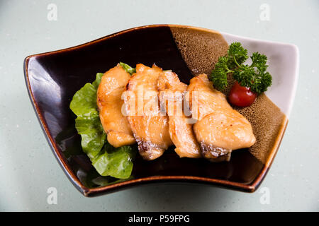 Japanese grill cod fish Stock Photo