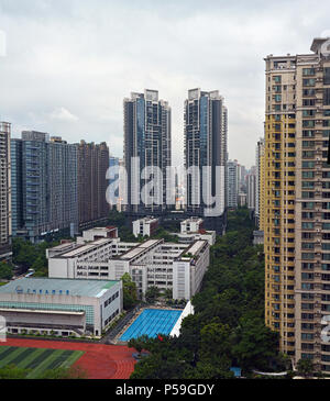 Image showcasing Apartment complex and running track Stock Photo - Alamy