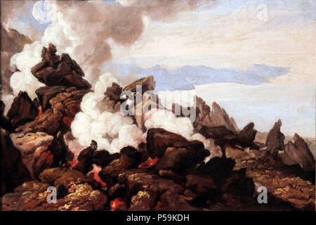 1812 Catel Der Krater des Vesuvs anagoria.JPG Stock Photo