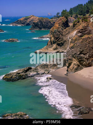 Coastline, Boardman State Park, Oregon Stock Photo