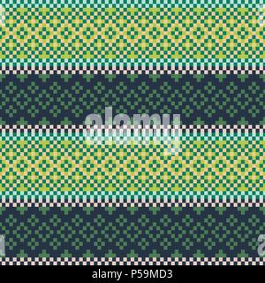 Embroidered seamless beaded pattern design. Stock Vector