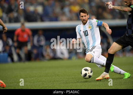 Lionel Messi (ARG), FIFA World Cup Russia 2018 Group D match between Argentina 0-3 Croatia at Nizhny Novgorod Stadium in Nizhny Novgorod, Russia, June 21, 2018. Credit: FAR EAST PRESS/AFLO/Alamy Live News Stock Photo