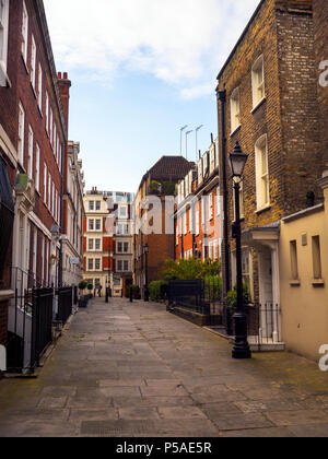Street view of Shepherd's place - London, England Stock Photo
