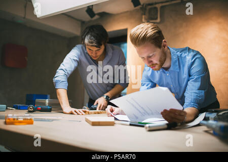 Two designers working together Stock Photo