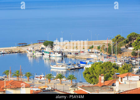 Greece Sithonia Halkidiki Neos Marmaras Paradisos Beach Stock