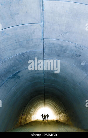 Tunnel concept abstract background lifestyle Stock Photo