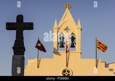 ermita de Sant Joan de Missa - antes de 1301-. Ciutadella.Menorca,Islas Baleares,españa. Stock Photo