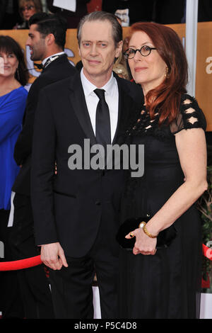 Steve Buscemi and wife the 19th Ann. SAG Awards 2013 at the