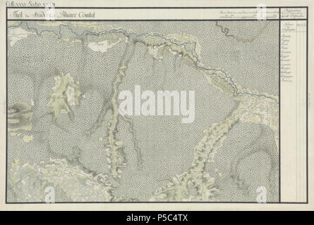 N/A. English: Arad County, 1782-85. Josephinische Landesaufnahme pg.26-28 Român: Harta Iosefin a Comitatului Arad, 1782-85. Josephinische Landesaufnahme pg.26-28 . between 1782 and 1785. Historische Militärkarte der österreichisch-ungarischen Monarchie 117 Arad Josephinische Landesaufnahme pg26-28 Stock Photo
