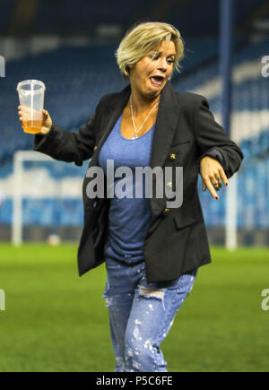 Celebrities take part in Sellebrity Soccer at Sheffield Wednesday Football Club, to raise funds for Ivy-Louise to fight Neuroblastoma for her trip to America for Treatment.  Featuring: Kerry Katona Where: Sheffield, United Kingdom When: 25 May 2018 Credit: WENN.com Stock Photo
