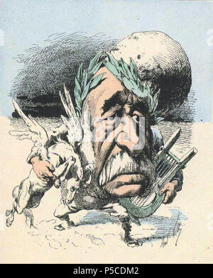 N/A. Belmontet . 1868.   André Gill  (1840–1885)       Alternative names Louis-Alexandre Gosset de Guines  Description French writer, illustrator, caricaturist and songwriter  Date of birth/death 17 October 1840 1 May 1885  Location of birth/death Paris Charenton-le-Pont  Authority control  : Q518827 VIAF:59204500 ISNI:0000 0001 2101 6763 ULAN:500017105 LCCN:n85303063 Open Library:OL2418963A WorldCat 185 Belmontet par And. Gill Stock Photo