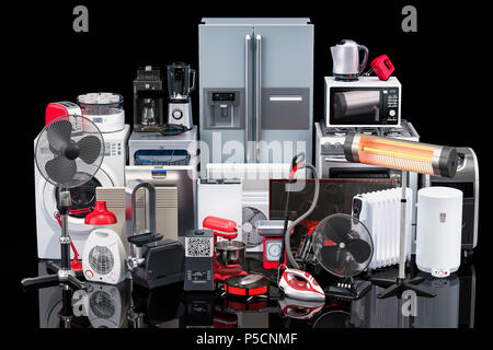 https://l450v.alamy.com/450v/p5cnmf/kitchen-and-household-appliances-on-black-background-3d-rendering-p5cnmf.jpg