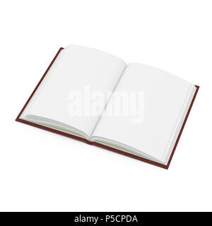 Open Blank Sketchbook Isolated on White Background Stock Photo - Alamy