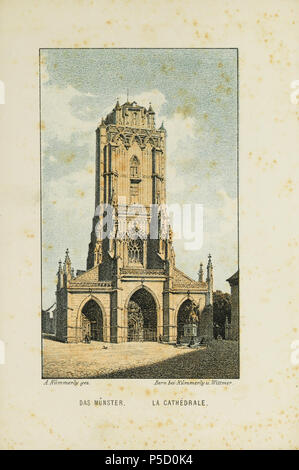 N/A. Français : Livre: 'Souvenirs de Berne', La cathédrale Deutsch: Buch: 'Souvenirs de Berne', Das Münster . 1854. Kümmerly, Adrian 322 CH-NB-Souvenirs de Berne-nbdig-18065-page017 Stock Photo