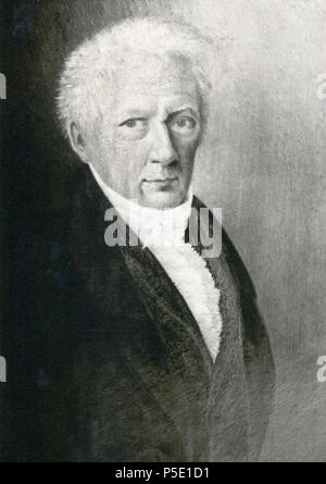 N/A. Deutsch: Selbstporträt im höheren Alter; Existenz ungewiss . circa 1830. Adolph Scharenberg 62 Adolph Scharenberg (old) Stock Photo