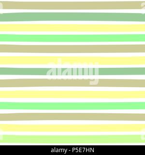 Seamless colorful pattern with horizontal stripes. Pattern can be used for fabric design, t-shirts and textiles. Print for polygraphy, wallpaper, wrap Stock Vector