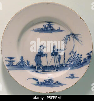 N/A. English: Exhibit in the Krannert Art Museum, University of Illinois at Urbana-Champaign - Urbana-Champaign, Illinois, USA. This work is old enough so that it is in the . 15 June 2015, 13:18:31. Daderot 236 Bristol Delft plate, Bristol, England, 1750-1775, lead-glazed earthenware - Krannert Art Museum, UIUC - DSC06630 Stock Photo